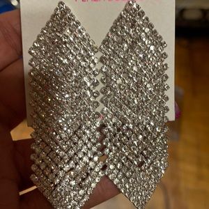 Rhinestone earrings